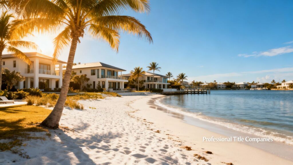 Naples, Florida waterfront homes and beaches